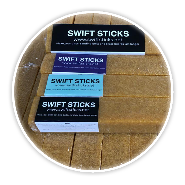 100% natural rubber Abrasive Cleaning Sticks Clean Belts, Discs, Grip Tape